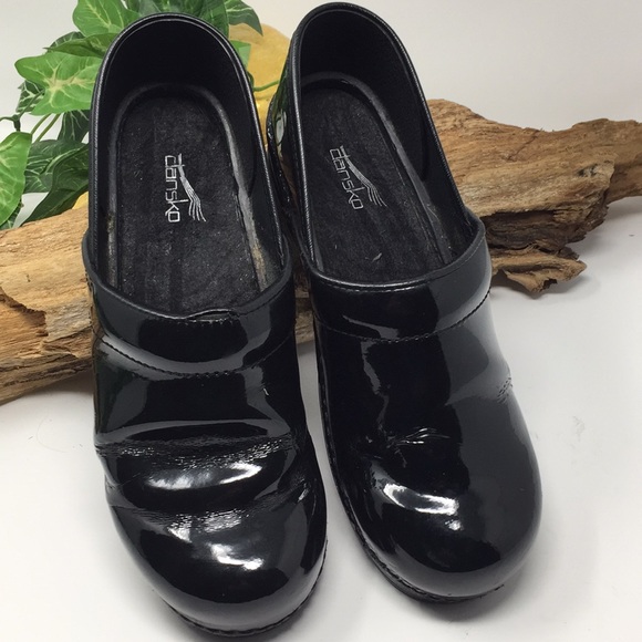 patent leather clogs for nurses